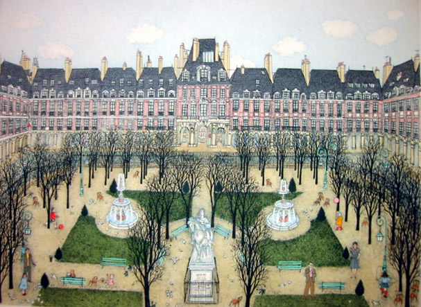 Place Des Vosges Marais Paris